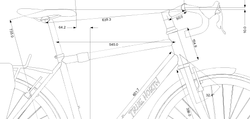 Dimension and outline thickness
